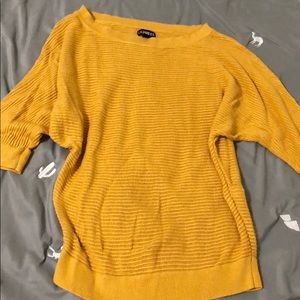Express dolman short sleeves sweater